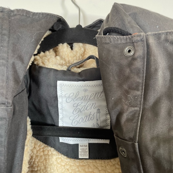 Grey Sherpa Lined Element Jacket - size M - Picture 5 of 6